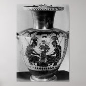 Attische zwarte hydra poster (Voorkant)