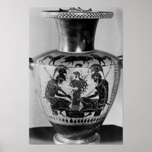Attische zwarte hydra poster