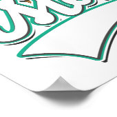 Attitash berg New Hampshire ski logo Poster (Hoek)