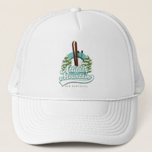 Attitash mounnew hampshire ski logo trucker pet