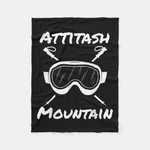 Attitash Mountain Bartlett New Hampshire Skien Ga Fleece Deken
