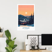 Attitash Poster New Hampshire 1 (Thuiskantoor)