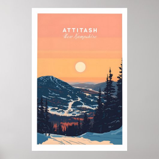 Attitash Print New Hampshire 1 (Voorkant)