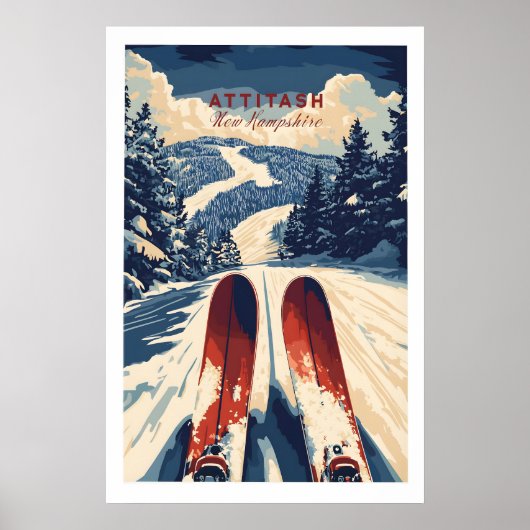 Attitash Ski Print 1 (Voorkant)