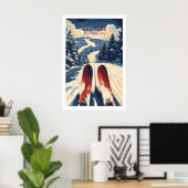 Attitash Ski Print 1 (Thuiskantoor)