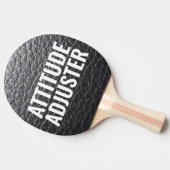 ATTITUDE ADJUSTER FAUX LEATHER PONG PADDLE TAFELTENNISBATJE (Zijkant)