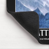 ATTITUDE Bergketen Motivatie Mousepad Muismat (Hoek)