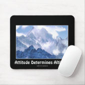 ATTITUDE Bergketen Motivatie Mousepad Muismat (Met muis)