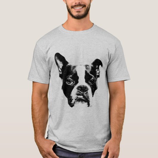 Attitude Boston Terrier Style T-shirt (Voorkant)
