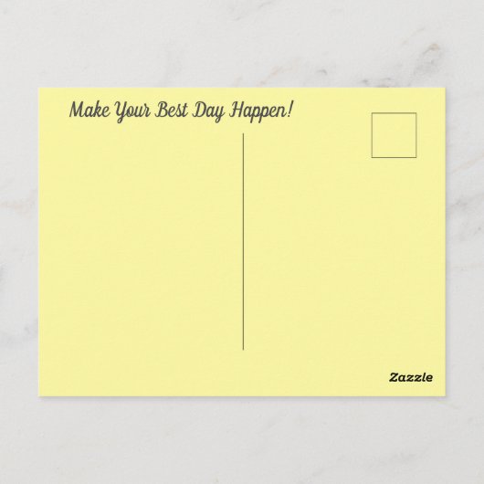 Attitude Briefkaart - Palm Warbler Bird (Achterkant)