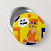 Attitude Button (Voorkant /achterkant)