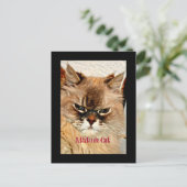 Attitude Cat Briefkaart (Staand voorkant)