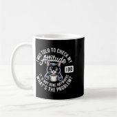 Attitude Check Cat Design With Coffee And Playful  Koffiemok (Links)