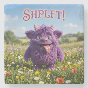 Attitude Fantasy Furry Beestje Stenen Onderzetter
