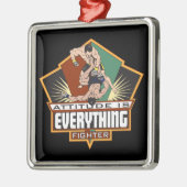 Attitude Fighter Metalen Ornament (Links)