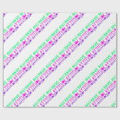 Attitude Gratitude Recovery Detox AA Cadeaupapier (Vlak)