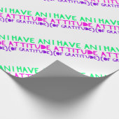Attitude Gratitude Recovery Detox AA Cadeaupapier (Hoek)