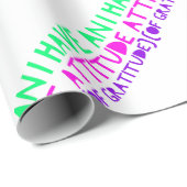 Attitude Gratitude Recovery Detox AA Cadeaupapier (Rol Hoek)