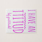 Attitude Gratitude Recovery Detox AA Legpuzzel (Horizontaal)