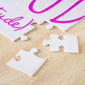 Attitude Gratitude Recovery Detox AA Legpuzzel (Zijkant)