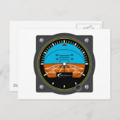 Attitude Indicator Briefkaart (Voorkant / Achterkant)