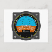 Attitude Indicator Briefkaart (Voorkant)