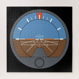 Attitude Indicator Vliegtuig vlieginstrument Legpuzzel