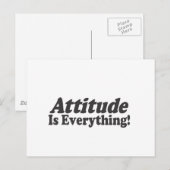 Attitude is alles! briefkaart (Voorkant / Achterkant)