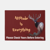 Attitude is alles deurmat (Voorkant)