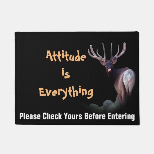 Attitude is Alles Doormat Deurmat (Voorkant)