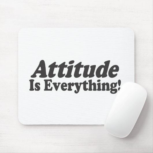 Attitude is alles! muismat (Met muis)