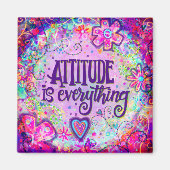 Attitude is alles Pink Inspirivity Magneet (Voorkant)