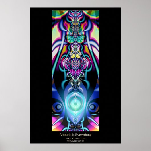 Attitude is alles poster (Voorkant)