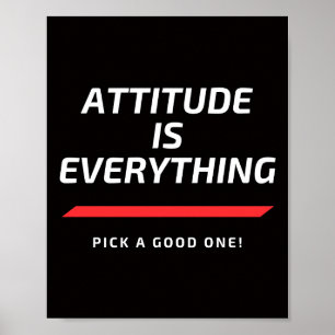 Attitude is alles poster