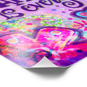 Attitude is alles  roze foto print foto afdruk (Hoek)