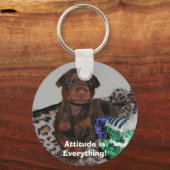 Attitude is alles. sleutelhanger (Voorkant)