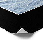 ATTITUDE IS ALLES WAT een geweldige blauwe foto va Poster (Hoek)