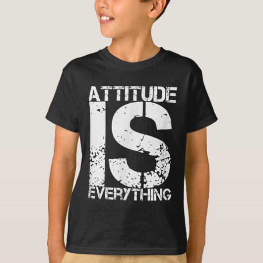 Attitude Is Everything - Insrational Quote Gift -  T-shirt (Voorkant)