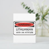 Attitude Litouws Briefkaart (Staand voorkant)