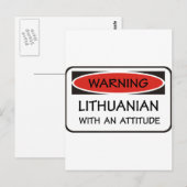Attitude Litouws Briefkaart (Voorkant / Achterkant)