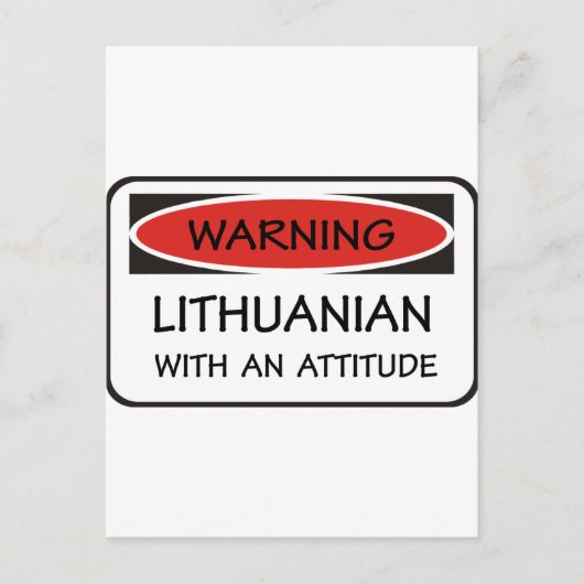 Attitude Litouws Briefkaart (Voorkant)