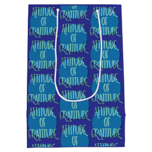 Attitude of Gratitude Recovery Slogan Medium Cadeauzakje