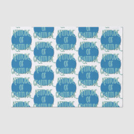 Attitude of Gratitude Recovery Slogan Tissuepapier