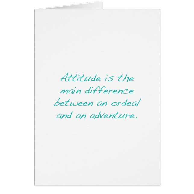 Attitude — ordeal of avontuur (groen) (Voorkant)