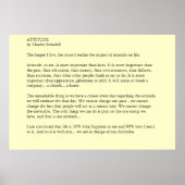 Attitude Poster (Voorkant)