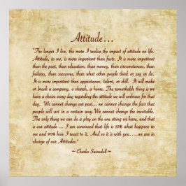 Attitude. Poster
