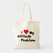 Attitude Problem Canvas tas (Voorkant)