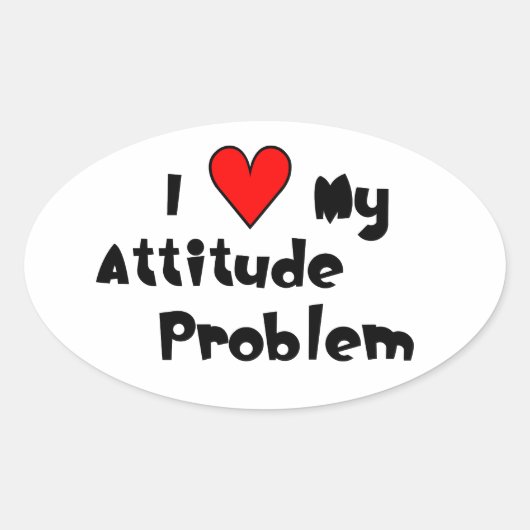 Attitude Problem Sticker (Voorkant)