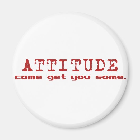 Attitude Red Magneet (Voorkant)