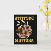 Attitude S-Sticker Kaart (Gele Bloem)